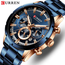 Load image into Gallery viewer, Curren Men Watch Top Brand Luxury Sports Quartz Mens Watches Full
