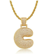 Load image into Gallery viewer, PIPE Gold HH Bubble Letter | D916512
