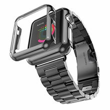 Load image into Gallery viewer, Case+Strap For Apple Watch Band 45mm 44mm 40mm 42mm 38mm Stainless
