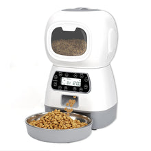 Load image into Gallery viewer, Cat or Dog Smart Feeder With Stainless Steel Bowl WiFi Timing

