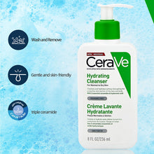 Load image into Gallery viewer, Cerave Cleanser Hydrating Foaming Sa Smoothing For Oily Dry Skin
