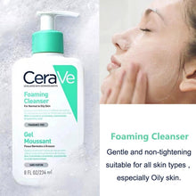 Load image into Gallery viewer, Cerave Cleanser Hydrating Foaming Sa Smoothing For Oily Dry Skin
