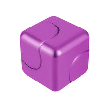 Load image into Gallery viewer, Colorful Small Square Magnetic Fidget Spinner Fingertip Gyro Metal

