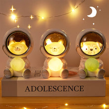 Load image into Gallery viewer, Creative Cute Galaxy Guardian Pet Astronaut Night Light Personality
