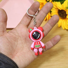Load image into Gallery viewer, Cute Pvc Colorful Bear Keychain Handmade Diy Tassels Gloomy Bear Car
