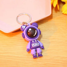 Load image into Gallery viewer, Cute Pvc Colorful Bear Keychain Handmade Diy Tassels Gloomy Bear Car
