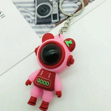 Load image into Gallery viewer, Cute Pvc Colorful Bear Keychain Handmade Diy Tassels Gloomy Bear Car
