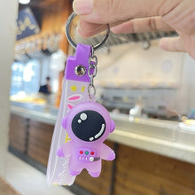 Load image into Gallery viewer, Cute Pvc Colorful Bear Keychain Handmade Diy Tassels Gloomy Bear Car
