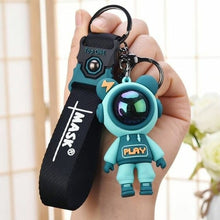 Load image into Gallery viewer, Cute Pvc Colorful Bear Keychain Handmade Diy Tassels Gloomy Bear Car
