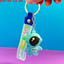 Load image into Gallery viewer, Cute Pvc Colorful Bear Keychain Handmade Diy Tassels Gloomy Bear Car
