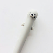 Load image into Gallery viewer, Cute Velvet Silicone Lutra Gel Pen Rollerball Pen School Office Supply
