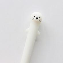 Load image into Gallery viewer, Cute Velvet Silicone Lutra Gel Pen Rollerball Pen School Office Supply

