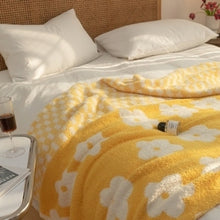 Load image into Gallery viewer, Dunxdeco Cozy Comfort Blanket Knitted Bedspread Soft Cobertor Sweet
