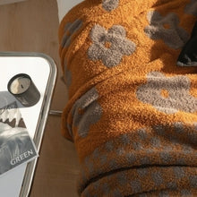 Load image into Gallery viewer, Dunxdeco Cozy Comfort Blanket Knitted Bedspread Soft Cobertor Sweet
