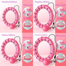 Load image into Gallery viewer, 18-24Knots Adjustable Exercise Hoop Smart Exercise Hoop Weight Loss
