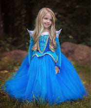 Load image into Gallery viewer, Disney Aurora Princess Girls Dress 2022 New Long Sleeve Spring Kids
