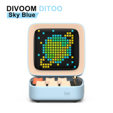 Load image into Gallery viewer, Divoom Ditoo-plus Retro Pixel Art Bluetooth Portable Speaker Alarm
