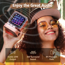 Load image into Gallery viewer, Divoom Ditoo-plus Retro Pixel Art Bluetooth Portable Speaker Alarm
