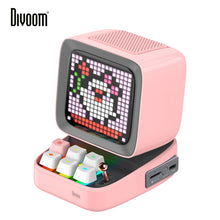 Load image into Gallery viewer, Divoom Ditoo-plus Retro Pixel Art Bluetooth Portable Speaker Alarm
