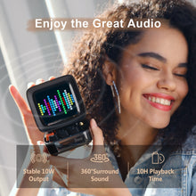 Load image into Gallery viewer, Divoom Ditoo Retro Pixel art Bluetooth Portable Speaker Alarm Clock
