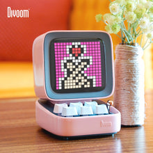 Load image into Gallery viewer, Divoom Ditoo Retro Pixel art Bluetooth Portable Speaker Alarm Clock
