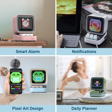 Load image into Gallery viewer, Divoom Ditoo Retro Pixel art Bluetooth Portable Speaker Alarm Clock
