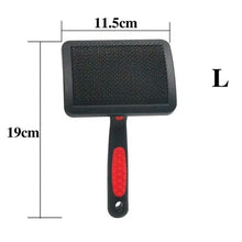 Load image into Gallery viewer, Dog Grooming Comb Shedding Hair Remove Needle Brush Slicker Massage
