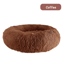 Load image into Gallery viewer, Donut Dog Bed Warm Soft Long Plush Pet Cushion For Samll Large Dog
