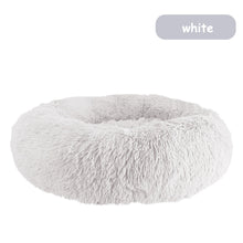 Load image into Gallery viewer, Donut Dog Bed Warm Soft Long Plush Pet Cushion For Samll Large Dog
