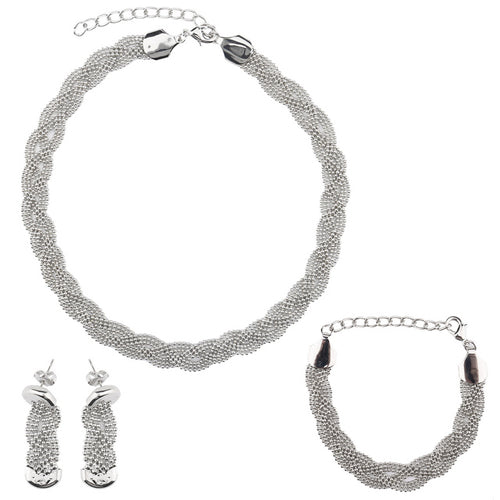 Dubai Africa Big Gold Color Choker Necklace Bracelet Set For Women Hip