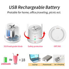Load image into Gallery viewer, Elektrische Entsafter Mini Tragbare Mixer Obst Mischer Obst
