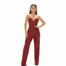 Load image into Gallery viewer, Sleeveless Open Back Solid Sequin
