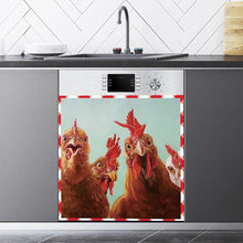 Load image into Gallery viewer, Farm Chicken Dishwasher Cover Magnet Kitchen Decorative,Rooster Hen
