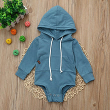 Load image into Gallery viewer, Fashion Newborn Infant Baby Boy Girl Hooded Romper
