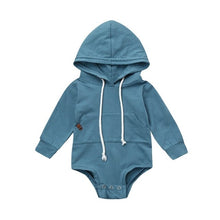 Load image into Gallery viewer, Fashion Newborn Infant Baby Boy Girl Hooded Romper
