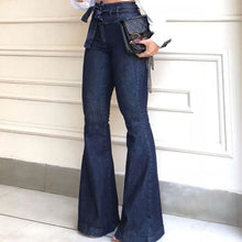 Load image into Gallery viewer, Flare Jeans Pants Vintage Denim Ladies Jeans Fashion Stretch Pocket

