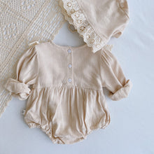 Load image into Gallery viewer, Free Hat 0 2Y Baby Lace Romper Autumn Baby Girl Full Sleeve Bodysuit
