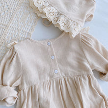 Load image into Gallery viewer, Free Hat 0 2Y Baby Lace Romper Autumn Baby Girl Full Sleeve Bodysuit
