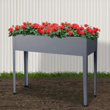 Load image into Gallery viewer, Greenfingers Garden Bed 100X80X30CM Galvanised Steel Raised Planter
