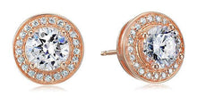 Load image into Gallery viewer, Halo Stud Earrings with  Crystals with FREE Gift Box

