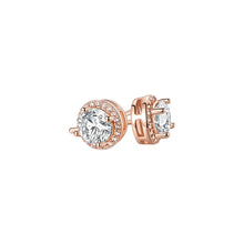 Load image into Gallery viewer, Halo Stud Earrings with  Crystals with FREE Gift Box
