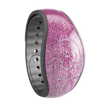 Load image into Gallery viewer, Glamorous Pink Scales - Decal Skin Wrap Kit for the Disney Magic Band
