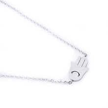 Load image into Gallery viewer, Good Luck Hamsa Charm Bracelet Turkey Evil Eye CZ
