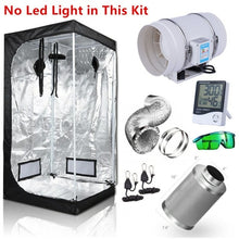Load image into Gallery viewer, Grow Tent Room Complete Kit Hydroponic Growing System 1000W LED Grow
