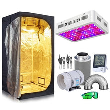 Load image into Gallery viewer, Grow Tent Room Complete Kit Hydroponic Growing System 1000W LED Grow
