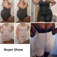 Load image into Gallery viewer, Women Shapewear Slimming Bodysuit Underbust Bodyshaper Thigh Zipper
