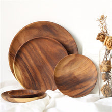 Load image into Gallery viewer, Assiette en bois I Acacia
