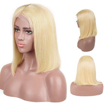 Load image into Gallery viewer, 613 Transparent Lace Frontal Closure Wig Honey Blonde 613 Straight
