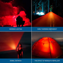 Load image into Gallery viewer, Trustfire Minix Mini EDC Flashlight Kechain 320LM 365nm Uv Lamp Red
