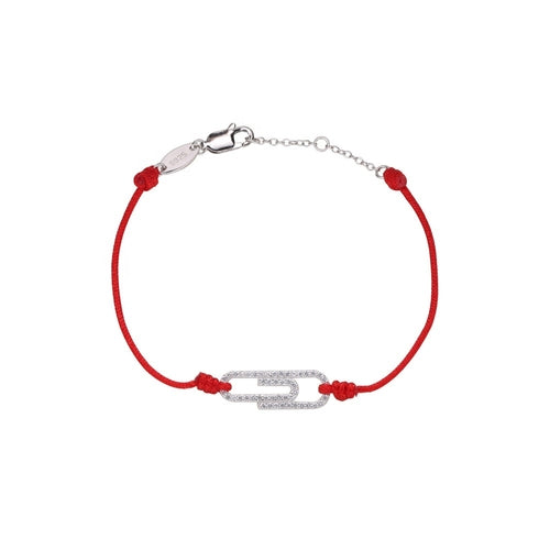 FR Popular Safe Pin Red Bracelet Silver Bracelet 925 Sterling